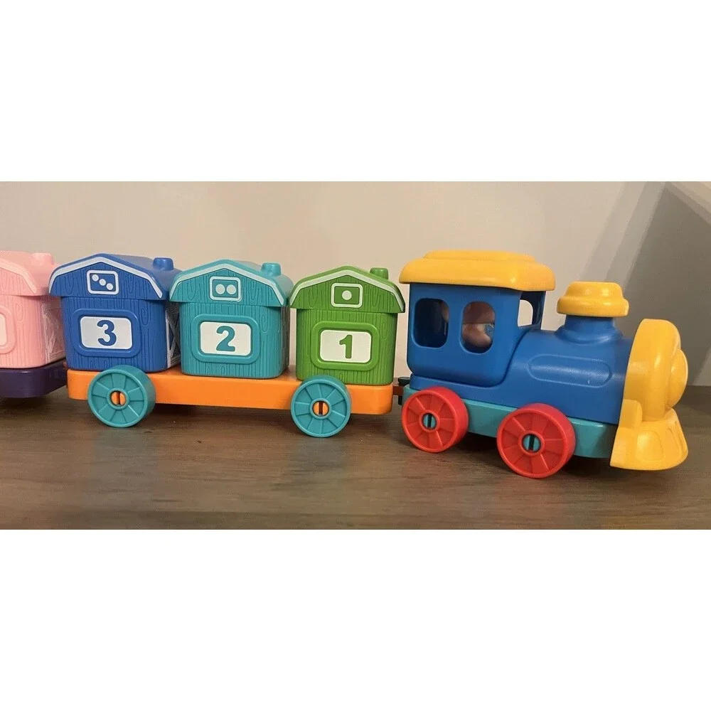 Montessori Animal Train Counting Colors Matching Sorting Toddler 23 Pieces